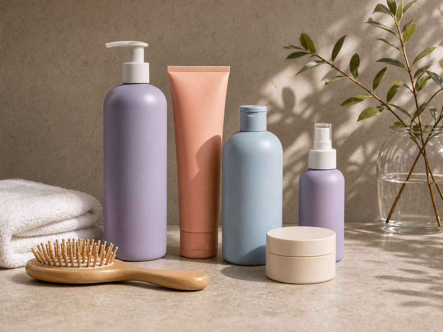 Professional haircare routine products